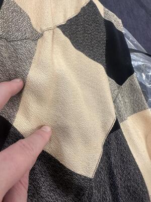 A Comme des Gar&ccedil;ons black and beige bias-cut rayon dress, 'Bias Cutting' collection, Spring-Summer 1986 - 12
