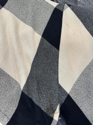A Comme des Gar&ccedil;ons black and beige bias-cut rayon dress, 'Bias Cutting' collection, Spring-Summer 1986 - 14