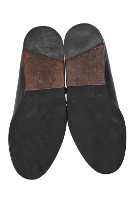 A pair of Comme des Gar&ccedil;ons black leather boots, 'Bias Cutting' collection, Spring-Summer 1986 - 4