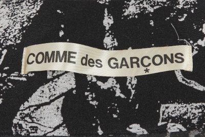 A Comme des Gar&ccedil;ons printed polyester bolero, 'Bias Cutting' collection, Spring-Summer 1986 - 7