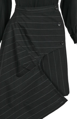 A Comme des Gar&ccedil;ons black wool and silk ensemble, 'Bonding' collection, Autumn-Winter 1986-87 - 6
