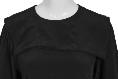 A Comme des Gar&ccedil;ons black wool and silk ensemble, 'Bonding' collection, Autumn-Winter 1986-87 - 9