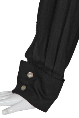 A Comme des Gar&ccedil;ons black wool and silk ensemble, 'Bonding' collection, Autumn-Winter 1986-87 - 11