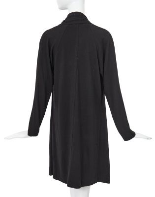 A Comme des Gar&ccedil;ons black cotton jersey 'frontless' dress, 'Frontless, Lam&eacute;, Sequins' collection, Spring-Summer 1988 - 3