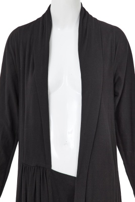 A Comme des Gar&ccedil;ons black cotton jersey 'frontless' dress, 'Frontless, Lam&eacute;, Sequins' collection, Spring-Summer 1988 - 5