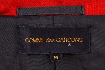 A Comme des Gar&ccedil;ons black and red wool ensemble, 'Red is Black' collection, Autumn-Winter 1988-89 - 11