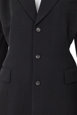 A Comme des Gar&ccedil;ons black and red wool ensemble, 'Red is Black' collection, Autumn-Winter 1988-89 - 6