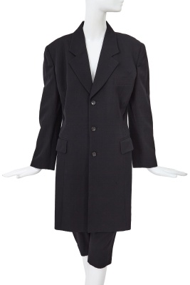A Comme des Gar&ccedil;ons black and red wool ensemble, 'Red is Black' collection, Autumn-Winter 1988-89 - 7