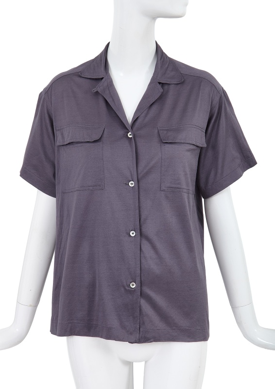 A Comme des Gar&ccedil;ons grey cotton blouse, 1970s