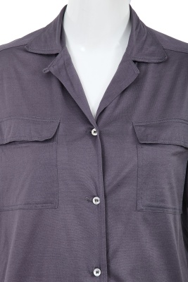 A Comme des Gar&ccedil;ons grey cotton blouse, 1970s - 4