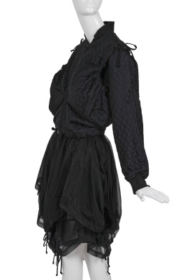 A Comme des Gar&ccedil;ons black ensemble, 'Modern Sweetness' collection, Autumn-Winter 1990-91 - 2