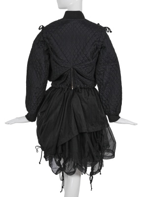 A Comme des Gar&ccedil;ons black ensemble, 'Modern Sweetness' collection, Autumn-Winter 1990-91 - 3
