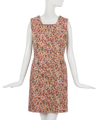 A Comme des Gar&ccedil;ons multicoloured splatter print wool dress and jacket, 'Chic Punk' collection, Autumn-Winter 1991-92 - 4