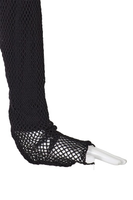 A Comme des Gar&ccedil;ons black mesh and wool jersey dress, 'Chic Punk' collection, Autumn-Winter 1991-92 - 5