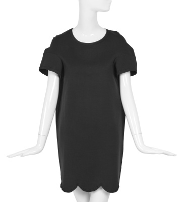 A Comme des Gar&ccedil;ons black neoprene minidress, 'Modern Sweetness' collection, Autumn-Winter 1990-91