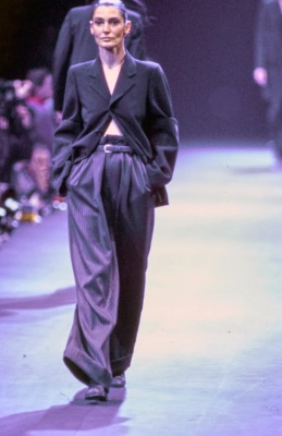 A Comme des Gar&ccedil;ons black wool suit, 'Lilith' collection, Autumn-Winter 1992-93 - 2