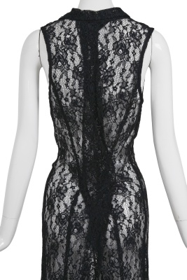 A Comme des Gar&ccedil;ons lace sleeveless tailcoat, 'Lilith' collection, Autumn-Winter 1992-93 - 8