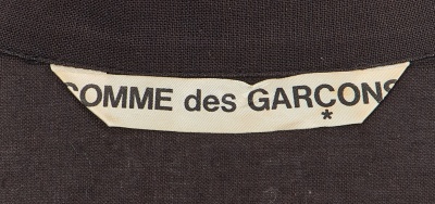 A Comme des Gar&ccedil;ons brown sheer linen double-breasted top, 1970s - 6