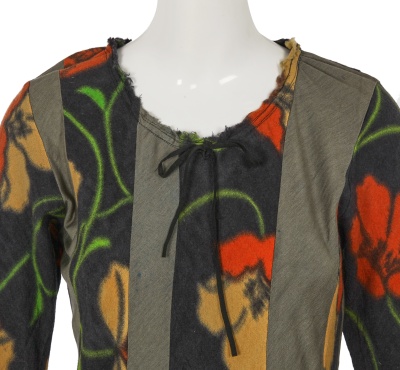 A Comme des Gar&ccedil;ons floral print wool and rayon dress, 'Synergy' collection, Autumn-Winter 1993-94 - 5
