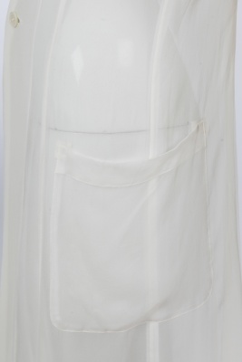 A Comme des Gar&ccedil;ons white chiffon and cotton coat 'Eccentric' collection, Spring-Summer 1994 - 6