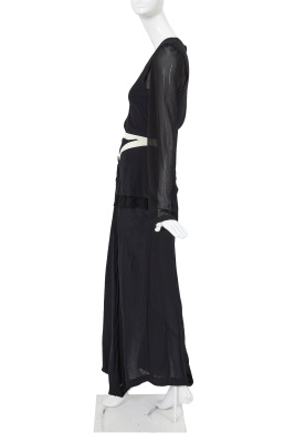 A Comme des Gar&ccedil;ons ink blue and black ensemble, 'Eccentric' collection, Spring-Summer 1994 - 3
