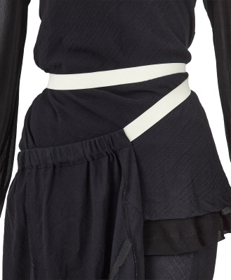 A Comme des Gar&ccedil;ons ink blue and black ensemble, 'Eccentric' collection, Spring-Summer 1994 - 14