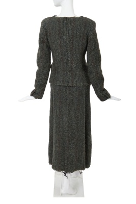 A Comme des Gar&ccedil;ons grey tweed suit, 'Metamorphosis' collection, Autumn-Winter 1994-95 - 4
