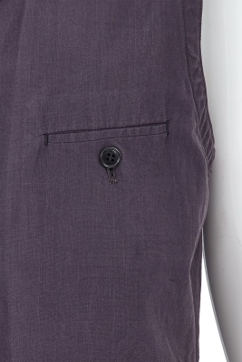 A Comme des Gar&ccedil;ons ink blue cotton waistcoat, 1970s - 4