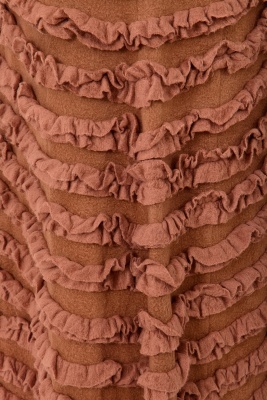 A Comme des Gar&ccedil;ons beige fleeced rayon shift dress, 'Transcending Gender' collection, Spring-Summer 1995 - 5