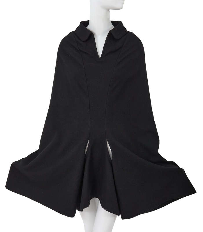 A Comme des Gar&ccedil;ons black fulled wool coat, 'Sweeter than Sweet' collection, Autumn-Winter 1995-96