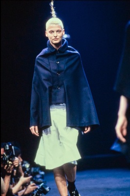 A Comme des Gar&ccedil;ons black fulled wool coat, 'Sweeter than Sweet' collection, Autumn-Winter 1995-96 - 2