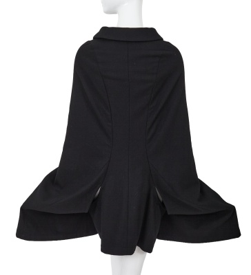 A Comme des Gar&ccedil;ons black fulled wool coat, 'Sweeter than Sweet' collection, Autumn-Winter 1995-96 - 4