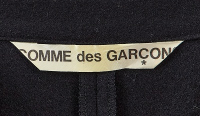 A Comme des Gar&ccedil;ons black fulled wool coat, 'Sweeter than Sweet' collection, Autumn-Winter 1995-96 - 7