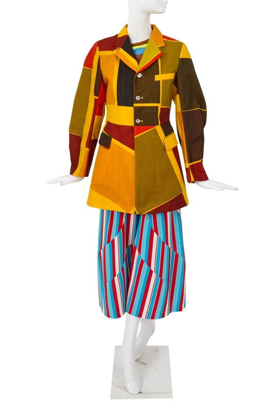 A Comme des Gar&ccedil;ons abstract ensemble, 'Kaleidoscope' collection, Spring-Summer 1996