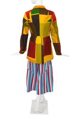 A Comme des Gar&ccedil;ons abstract ensemble, 'Kaleidoscope' collection, Spring-Summer 1996 - 4