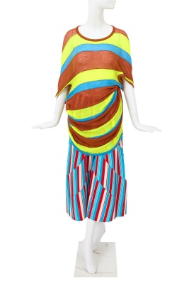 A Comme des Gar&ccedil;ons abstract ensemble, 'Kaleidoscope' collection, Spring-Summer 1996 - 7