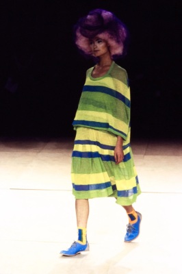 A Comme des Gar&ccedil;ons abstract ensemble, 'Kaleidoscope' collection, Spring-Summer 1996 - 8