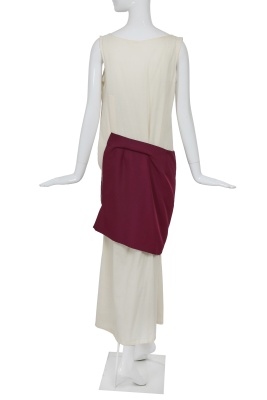 A Comme des Gar&ccedil;ons cotton, wool and velvet ensemble, 'Flowering Clothes' collection, Autumn-Winter 1996-97 - 8