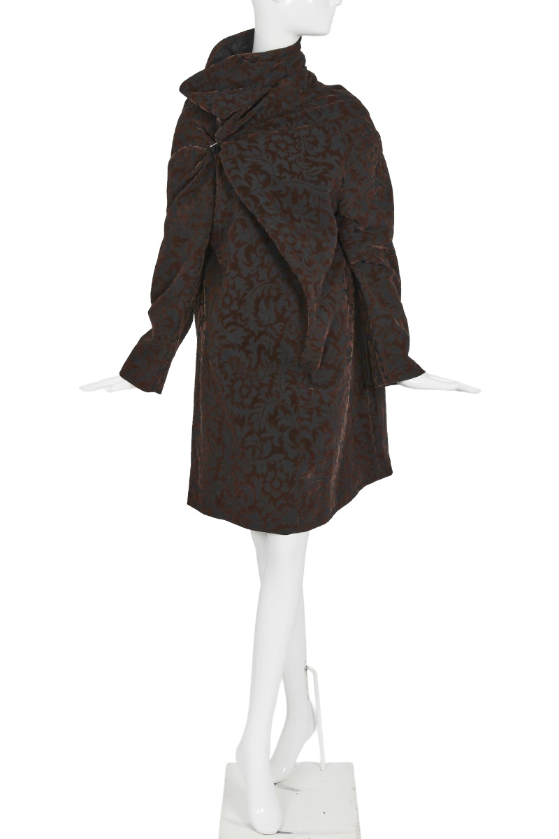 A Comme des Gar&ccedil;ons flocked wool dress, 'Flowering Clothes' collection, Autumn-Winter 1996-97