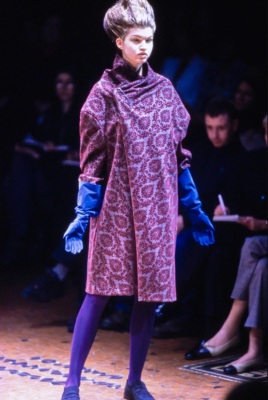 A Comme des Gar&ccedil;ons flocked wool dress, 'Flowering Clothes' collection, Autumn-Winter 1996-97 - 2