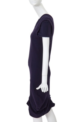 A Comme des Gar&ccedil;ons navy wool-blend dress, 'Body Meets Dress - Dress Meets Body' collection, Spring-Summer 1997 - 2
