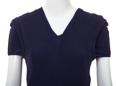 A Comme des Gar&ccedil;ons navy wool-blend dress, 'Body Meets Dress - Dress Meets Body' collection, Spring-Summer 1997 - 4