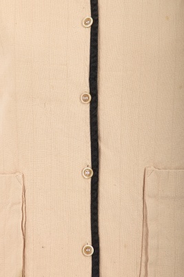 A Comme des Gar&ccedil;ons ecru cotton waistcoat, 1970s - 4