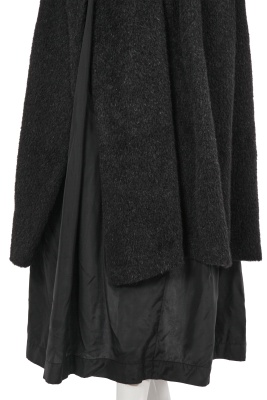 A Comme des Gar&ccedil;ons grey alpaca-wool blend coat, 'Adult Punk' collection, Autumn-Winter 1997-98 - 8