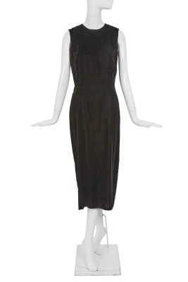 A Comme des Gar&ccedil;ons brown dress and jacket, 'New Essential' collection, Spring-Summer 1999 - 9
