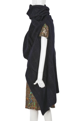 A Comme des Gar&ccedil;ons ink blue wool coat, 'Transformed Glamour' collection, Autumn-Winter 1999-2000 - 3