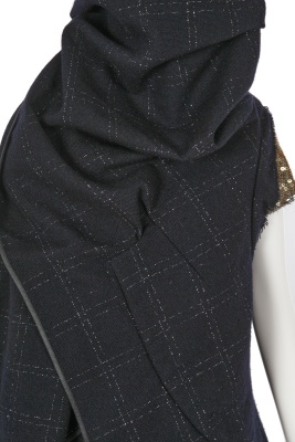 A Comme des Gar&ccedil;ons ink blue wool coat, 'Transformed Glamour' collection, Autumn-Winter 1999-2000 - 7