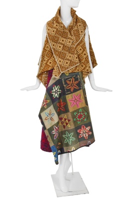 A Comme des Gar&ccedil;ons embroidered and printed ensemble, 'Transformed Glamour' collection, Autumn-Winter 1999-2000