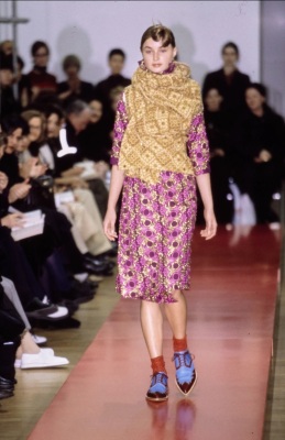 A Comme des Gar&ccedil;ons embroidered and printed ensemble, 'Transformed Glamour' collection, Autumn-Winter 1999-2000 - 2