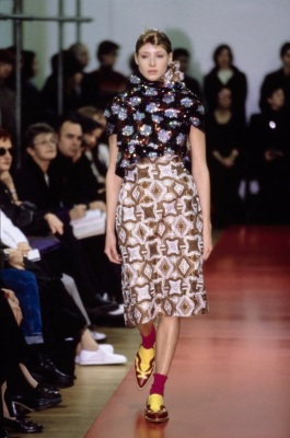 A Comme des Gar&ccedil;ons embroidered and sequined ensemble, 'Transformed Glamour' collection, Autumn-Winter 1999-2000 - 2